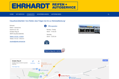 reifen-ehrhardt.de/standorte/filiale-clausthal-zellerfeld - Autowerkstatt Clausthal-Zellerfeld