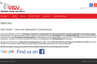 vv-kfz-werkstatt.de - Autowerkstatt Delmenhorst