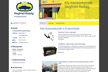 kfz-service-reddig.de - Autowerkstatt Eckernförde