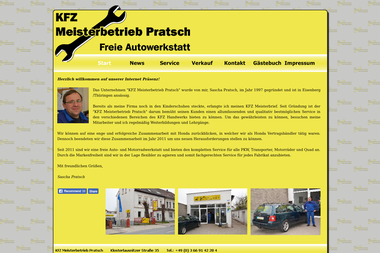 kfz-pratsch.de - Autowerkstatt Eisenberg