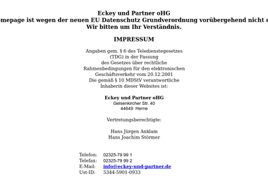 eckey-und-partner.de - Autowerkstatt Herne