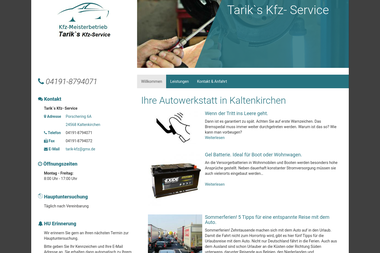 tarik-kfz.de - Autowerkstatt Kaltenkirchen