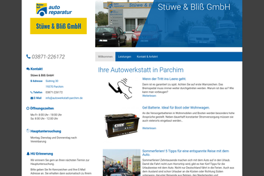 autowerkstatt-parchim.de - Autowerkstatt Parchim