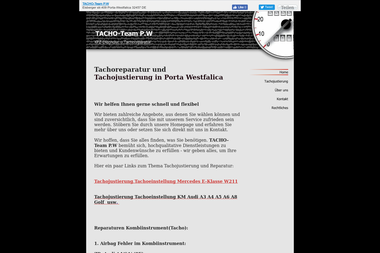 tacho-rep.com - Autowerkstatt Porta Westfalica