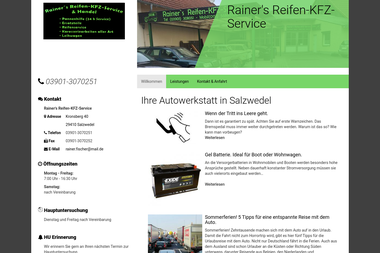 rainers-reifen-kfz-service.de - Autowerkstatt Salzwedel