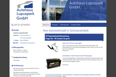 autohaus-lupuspark.de - Autowerkstatt Schwarzenbek