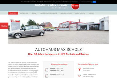 autohaus-max-scholz.de - Autowerkstatt Varel