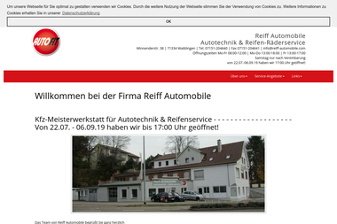 reiff-automobile.com - Autowerkstatt Waiblingen