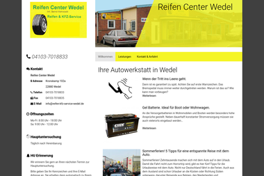reifen-kfz-service-wedel.de - Autowerkstatt Wedel