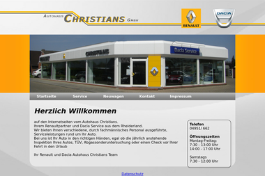 renault-christians.de - Autowerkstatt Weener