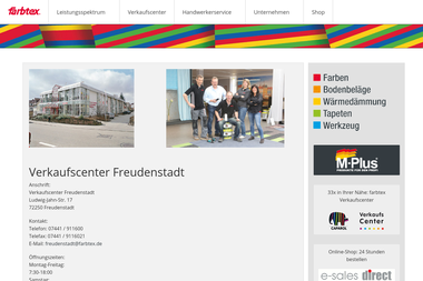 farbtex.de/verkaufscenter/freudenstadt.html - Bauholz Freudenstadt