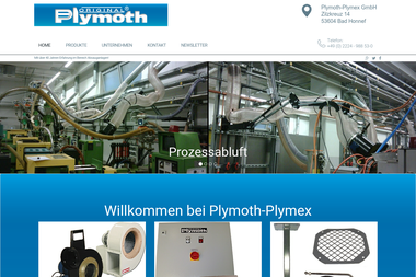 plymoth.de/index.php - Baumaschinenverleih Bad Honnef