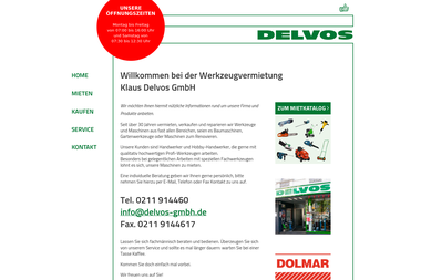 delvos-gmbh.de - Baumaschinenverleih Düsseldorf