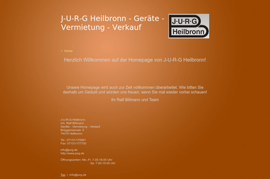 jurg.de - Baumaschinenverleih Heilbronn