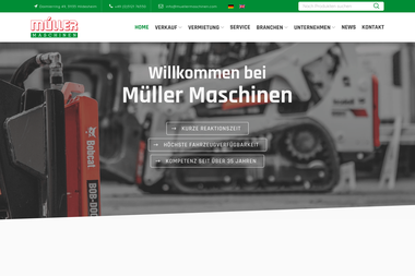 muellermaschinen.com - Baumaschinenverleih Hildesheim