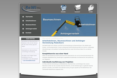 rewi24.de - Baumaschinenverleih Paderborn