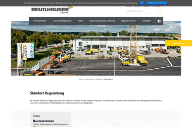 beutlhauser.de/unternehmen/standorte/regensburg - Baumaschinenverleih Regensburg