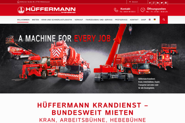 hueffermann.com - Baumaschinenverleih Wildeshausen