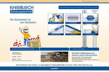 knobloch-schalungstechnik.de - Baumaschinenverleih Wolfenbüttel