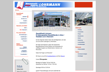 baustoffmarkt-lohrmann.de - Baustoffe Ahlen