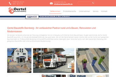 oertel-baustoffe.de - Baustoffe Bamberg