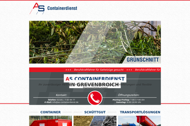 as-containerdienst.de - Baustoffe Grevenbroich
