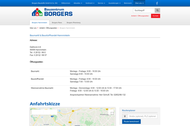 borgers24.de/ueber-uns/anfahrt-oeffnungszeiten/borgers-hamminkeln.html - Baustoffe Hamminkeln