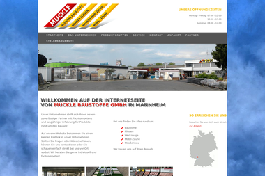muckle-gmbh.de - Baustoffe Mannheim