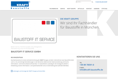 kraft-baustoffe.de/die-kraft-gruppe/baustoff-it-service-gmbh - Baustoffe München