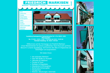 friedrich-markisen.de - Baustoffe Neckargemünd