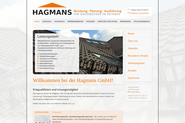 hagmans-gmbh.de - Baustoffe Reinbek