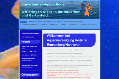 aquariumreinigung-roeder.de - Baustoffe Ronnenberg