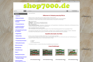 shop7000.de - Baustoffe Sangerhausen