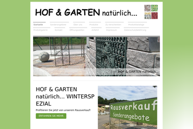 hofundgarten.com - Baustoffe Tübingen