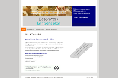betonwerk-langensalza.de - Betonfertigteile Bad Langensalza