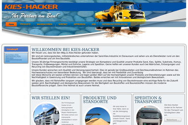 kies-hacker.de - Betonwerke Deggendorf