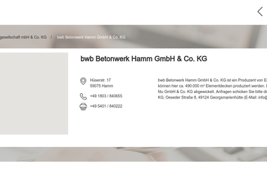 bwh-kg.de - Betonwerke Hamm