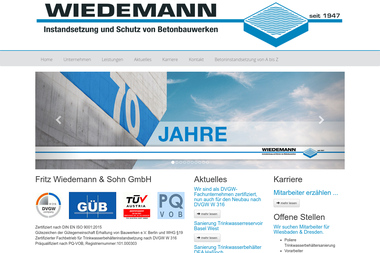 wiedemann-gmbh.com - Betonwerke Wiesbaden