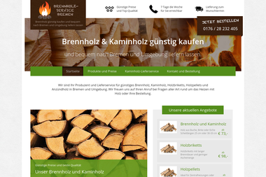brennholzservice-bremen.de - Brennholzhandel Bremen