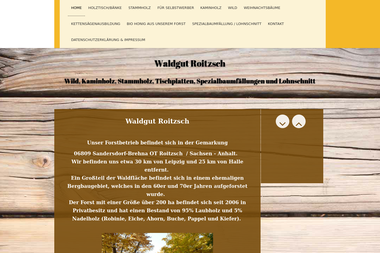 waldgut-roitzsch.de - Brennholzhandel Sandersdorf-Brehna