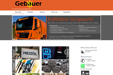 gebauer-heizoel.info - Brennholzhandel Schrobenhausen
