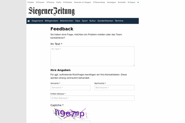 siegener-zeitung.de/web/siegener-zeitung/kontakt - Brennholzhandel Siegen