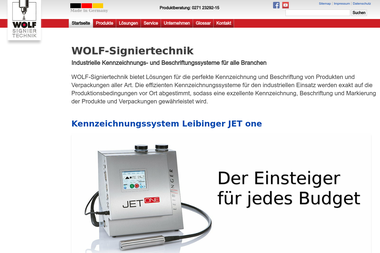 wolf-signiertechnik.de - Brennholzhandel Siegen