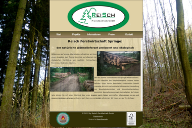 forstbetrieb-reisch.de - Brennholzhandel Springe