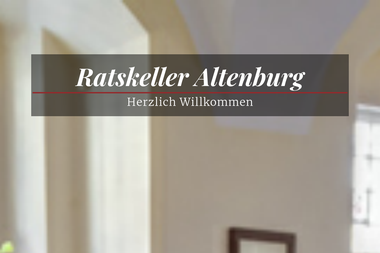 ratskeller-altenburg.de - Catering Services Altenburg