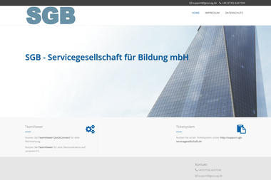 sgb-servicegesellschaft.de - Catering Services Annaberg-Buchholz