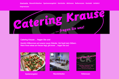cateringkrause.de - Catering Services Aschersleben