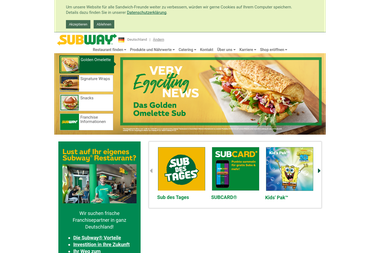 subway-sandwiches.de - Catering Services Bexbach