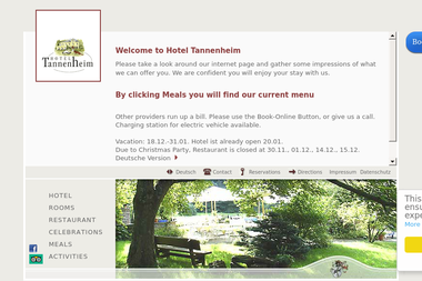 hotel-tannenheim.de - Catering Services Boppard