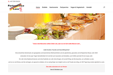 partyservice-lanz.de - Catering Services Bruchsal